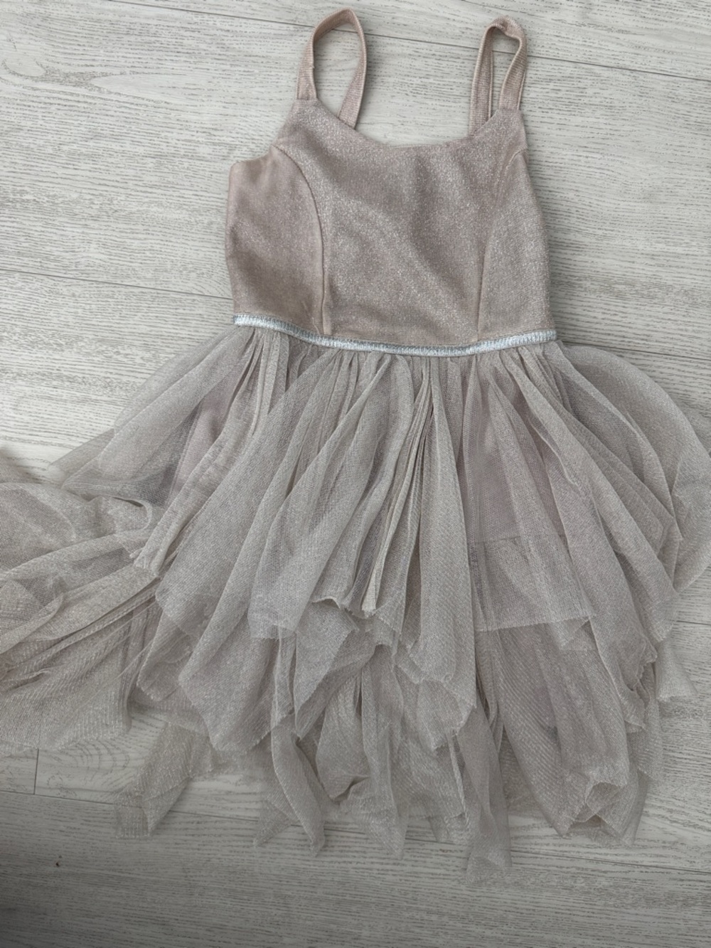 Sparkle Tulle Party Dress for Girls - Dusty Rose